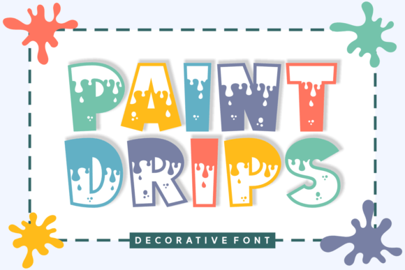 Paint Drips Font