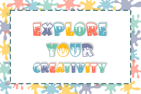 Paint Drips Font - Image 3
