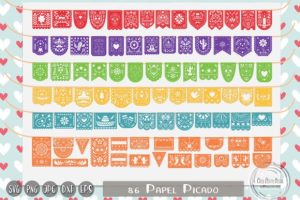 Papel Picado, Mexican Fiesta, Banner