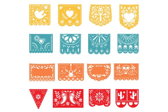 Papel Picado, Mexican Fiesta, Banner - Image 5