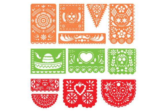 Papel Picado, Mexican Fiesta, Banner - Image 6