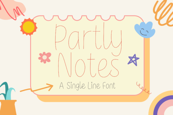 Partly Notes Font