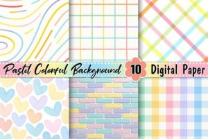 Alternative view of Pastel Colorful Background