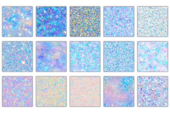 Pastel Holographic Glitter Background - Image 2