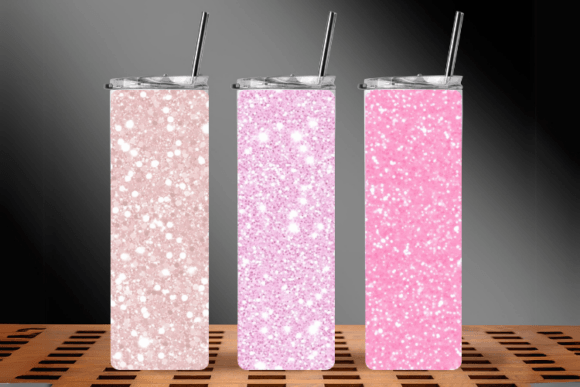 Pastel Pink Glitter Seamless Background - Image 6