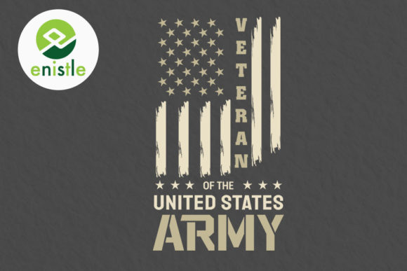 Patriotic U.S Army Veteran Red Line - Image 3