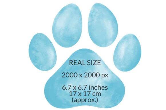 Paw Print PNG Clipart, 26 Dog & Cat Paws - Image 4