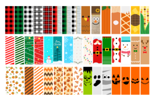 Alternative view of Pen Wrap Bundle, Glitter Pen Wraps