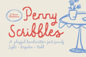 Penny Scribbles Font