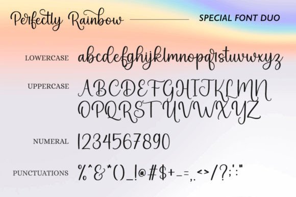 Perfectly Rainbow Font - Image 7