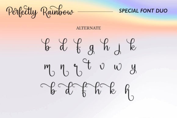 Perfectly Rainbow Font - Image 9