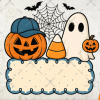 Personalized Ghost Pumpkin Halloween Png