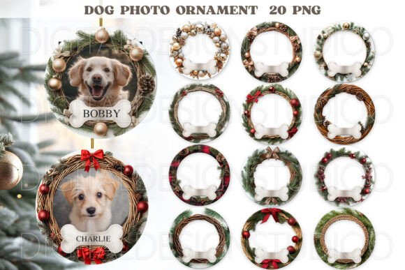 Personalized Pet Christmas Ornament, Dog