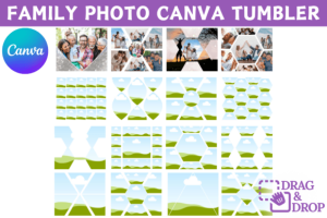 Photo Tumbler Design for Family Images