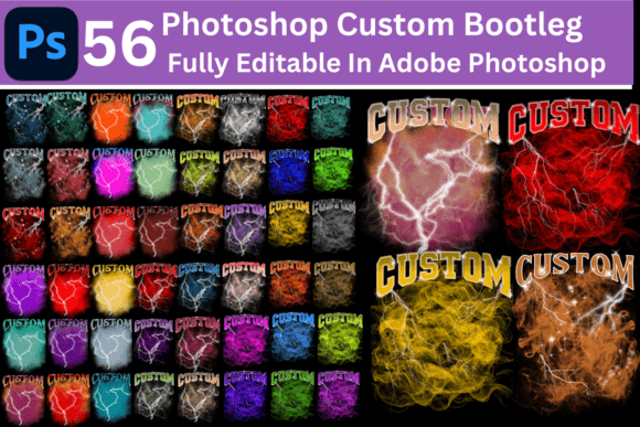 Photoshop Custom Bootleg Canva Template