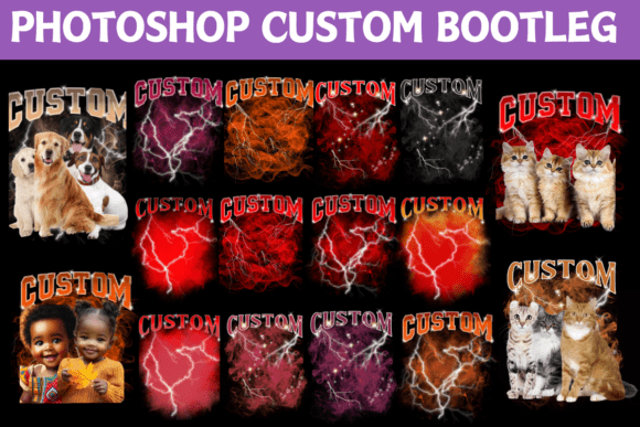 Photoshop Custom Bootleg Canva Template - Image 2