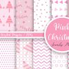 Pink Christmas Seamless Pattern