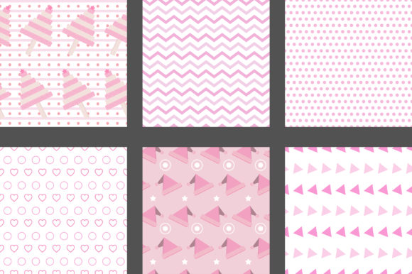 Pink Christmas Seamless Pattern - Image 5