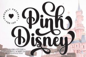 Pink Disney Font