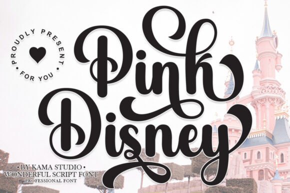 Pink Disney Font