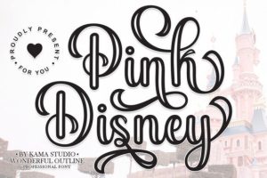 Pink Disney Font