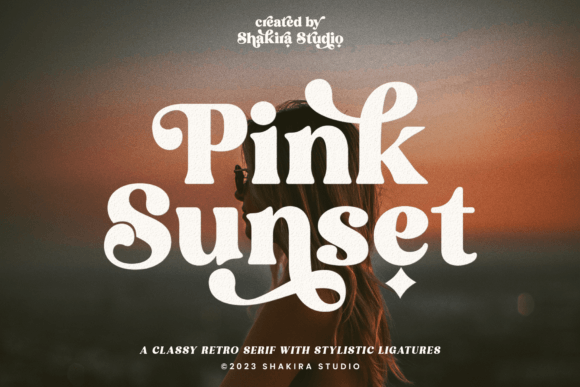 Pink Sunset Font