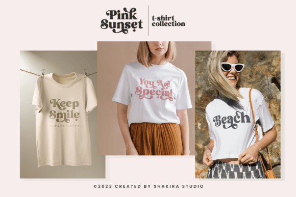 Pink Sunset Font - Image 4