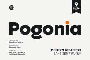 Pogonia Font