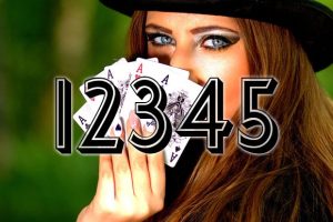 Alternative view of Poker Font