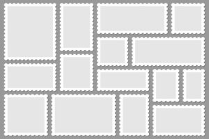 Postcard Stamp Frames
