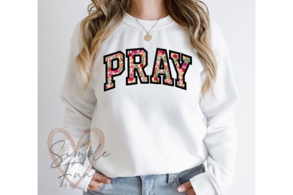 Pray Applique Embroidery