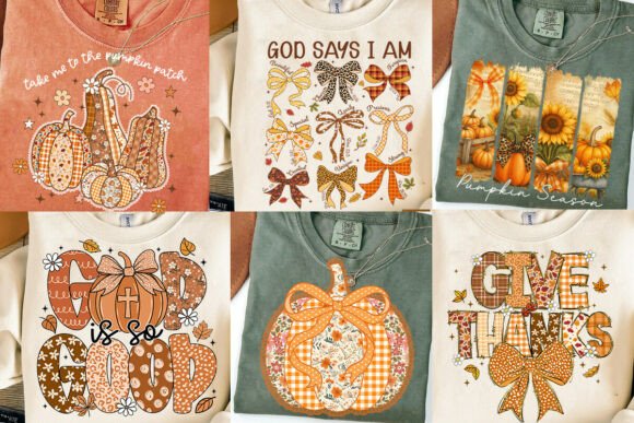 Preppy Autumn Thanksgiving PNG Bundle