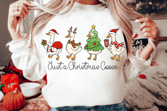Preppy Christmas Goose Png,Christmas Png