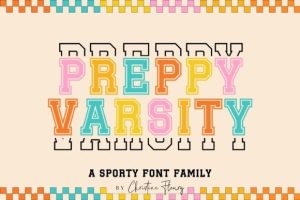 Preppy Varsity Font