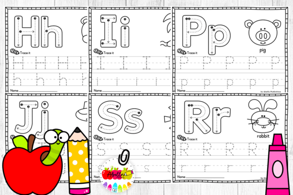 Preschool Alphabet Tracing Worksheets - Image 4