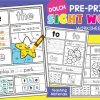 Preschool Dolch Sight Word Worksheets