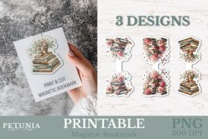 Printable Magnetic Bookmarks