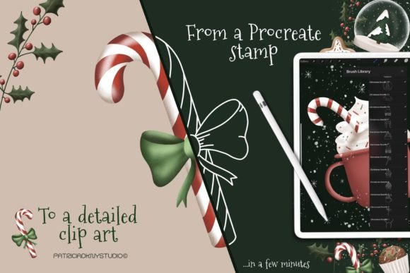Procreate Christmas Stamp Brushes - Image 4