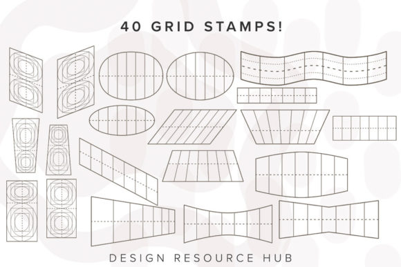 Procreate Lettering, Grid, & Texture Set - Image 6