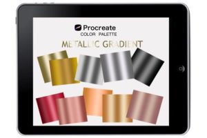 Procreate Metallic Gradient Palette