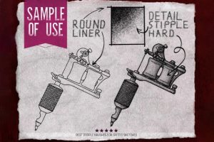 Alternative view of Procreate Tattoo Stipple Brushes