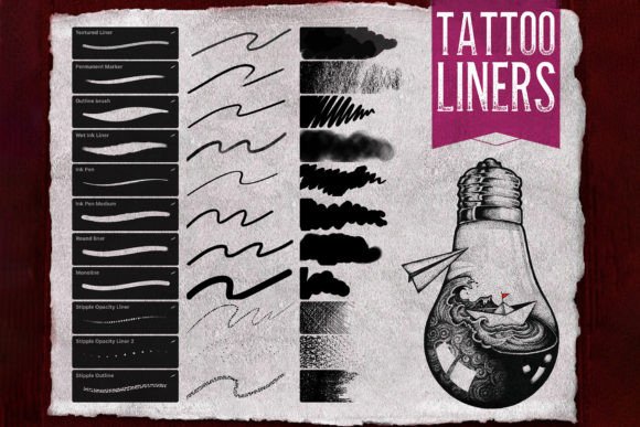 Procreate Tattoo Stipple Brushes - Image 3