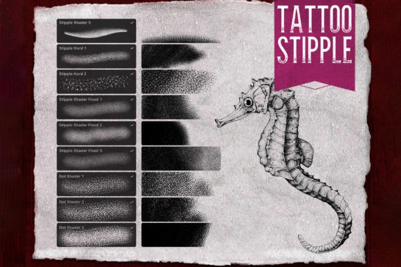 Procreate Tattoo Stipple Brushes - Image 5