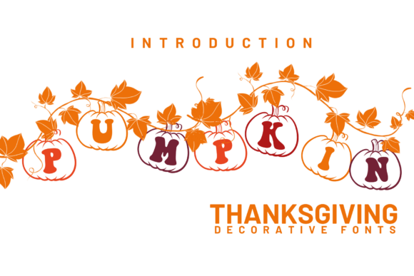 Pumpkin Thanksgiving Font