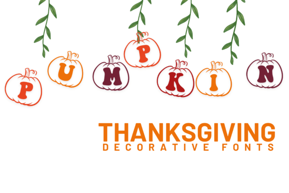 Pumpkin Thanksgiving Font - Image 5