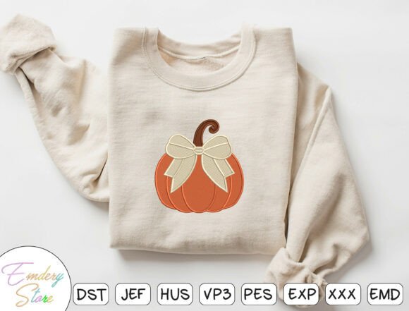 Pumpkin with Bow - Image 2