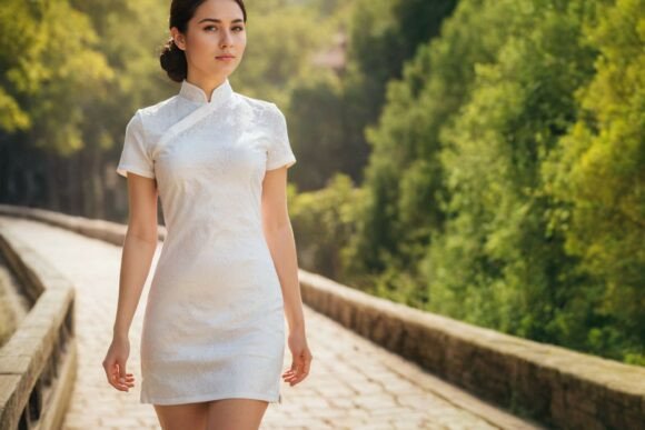 Alternative view of Qi Pao Dress Sewing Pattern Cheongsam