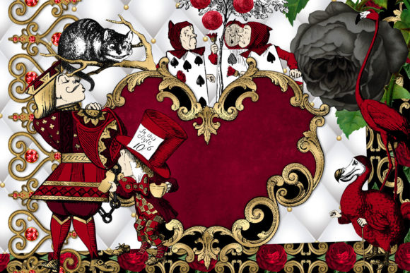 Queen of Hearts Digital Scrapbook Kit - Image 2