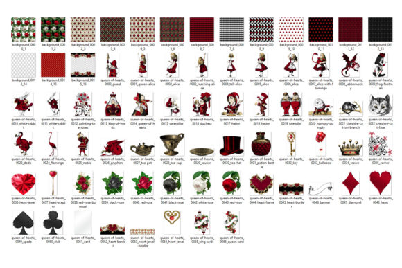 Queen of Hearts Digital Scrapbook Kit - Image 6