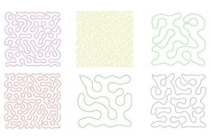 Alternative view of Quiltblock Patterns 3.8“ / 98 Mm